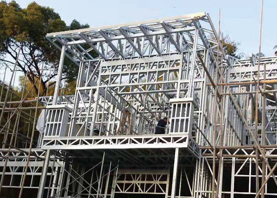 ICC EN-1090 prefabricated light steel Villa / Light Steel Frame Pre Manufactured Homes