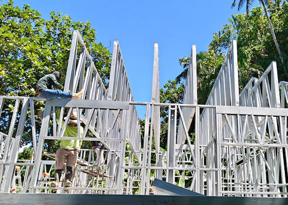 American Standard Single-Family Home Prefab Luxury Light Steel Frame House Modular