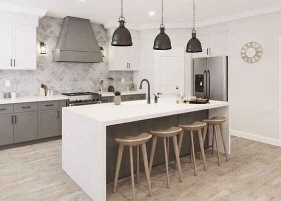 Modular Prefab Luxury Villa House With Light Steel Frame For Modern Family Living