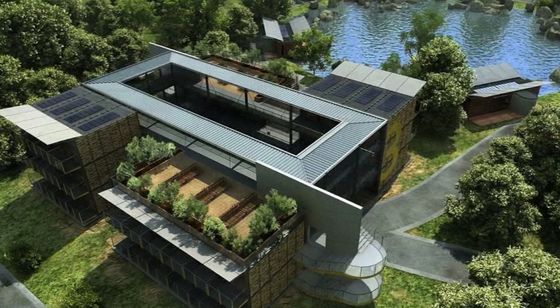 Light Steel Frame Movable Prefab 2 Story Modular Homes Apartment For Sale Uruguay Project