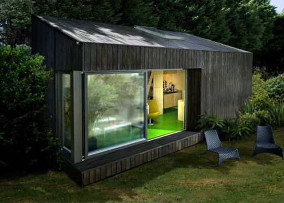 Prefab Light Gauge Steel Frame  Luxury Prefabricated House Garden Studio House  ISO Standard