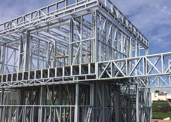 Luxury Prefab House Single Family Home Prefabricated House Luxury 2 Story Customizable Steel House Kits