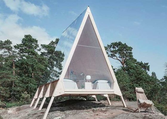 AS/NZS Prefab A Frame Hosue Studio Voor Werk Vakantie Cabain Hotel Eenheid Voor Vakantie