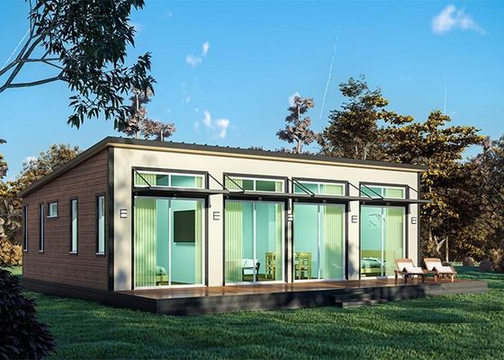 Mobiele kleine prefab studio modulair huis staal huis kits om licht frame cfc-plaat te bouwen