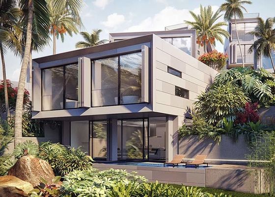 Lichte staalframe Prefab huizen Klappend systeem huizen Moderne ontwerpen Voor hotel eenheden