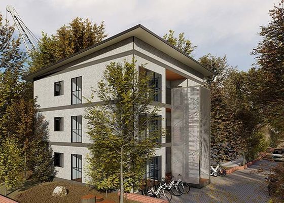 NS/US Standard Prefabricated Steel House Light Steel Frame Verhuisbaar appartement Custom House Met nieuw ontwerp