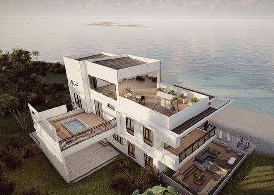 Australië Lichte staal Framing House Project Prefab Kitset Homes NZ Prijs prefab huis kits