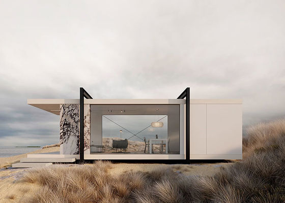 Stijlvolle en functionele buitenruimteoplossing Prefab licht staal frame over water bungalow Prefab licht staal frame over water