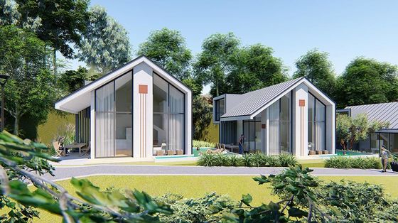 Prefab Light Steel Frame House Hotel Unit Met Landschap Nancy House