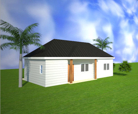 AS/US Lichte staalstructuur Modulaire eengezinswoning Geprefabriceerde geïntegreerde woning