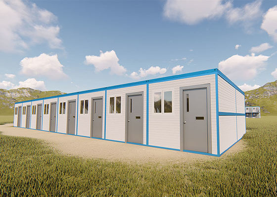Modulaire huis prefab vouwbare containerhuizen 20ft 40ft voor betaalbare noodschuren