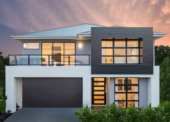 Lichte staal frame Liverpool House Modulair Huis Twee verdiepingen Moderne luxe villa