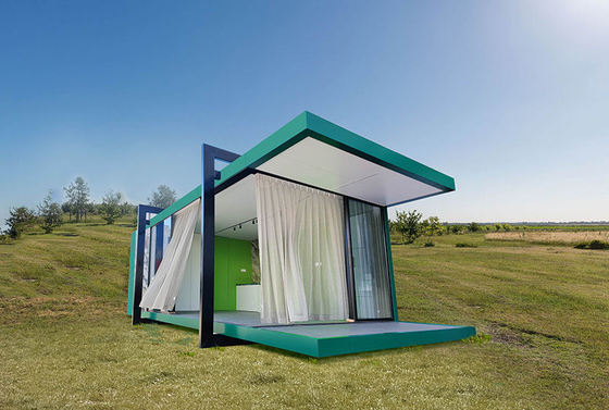 ICC ES Lichte kaliber staalframe Prefab Overwater bungalows Tuin / Yard Studio