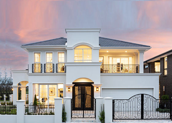 AS4600 Lichtmetalen Stalen Constructie Modulaire Huizen Prefab Huis Villa Luxe Herenhuis