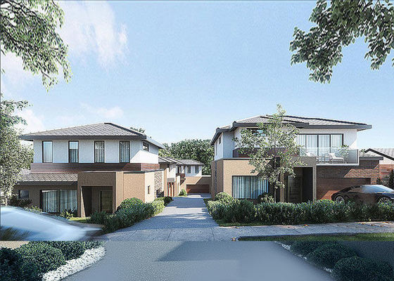 Australië Standaard lichtstaal frame Prefab appartementengebouwen Prefab Contemporary Modular Build