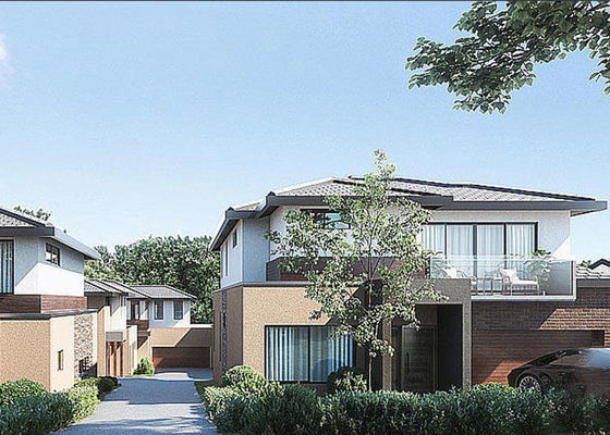 Australisch standaard licht kaliber staal frame prefab luxe 2e verdieping villa appartement