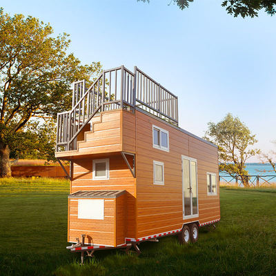 Fabriek Direcet Prefab Tiny Homes On Wheels Caravan House Orlando Klaar om te verzenden voor Airbnb
