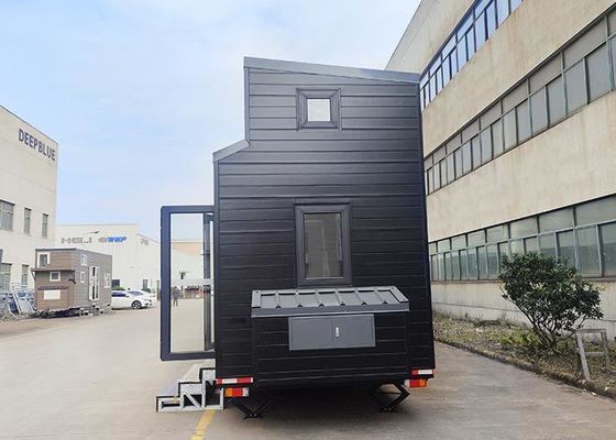 Aanpasbaar modulair geprefabriceerd klein huis op wielen