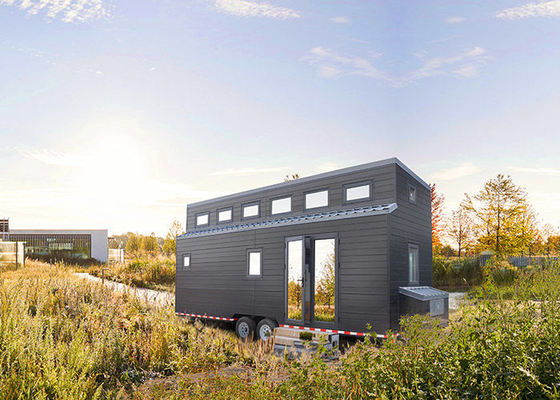 AS/NZS/US Standard Light Steel Prefab Tiny House On Wheels Modulaire Huiskit