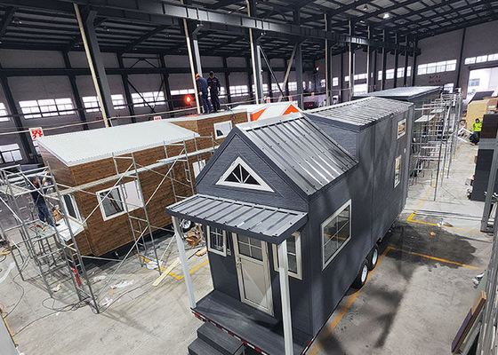 Australië standaard China voorgefabriceerd huisje op wielen klaar voor verzending