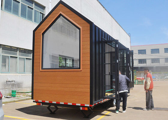 Australië Standaard Mobiele Huis Voorgefabriceerd Klein Huis Op Wielen Trailer Voor Woonen