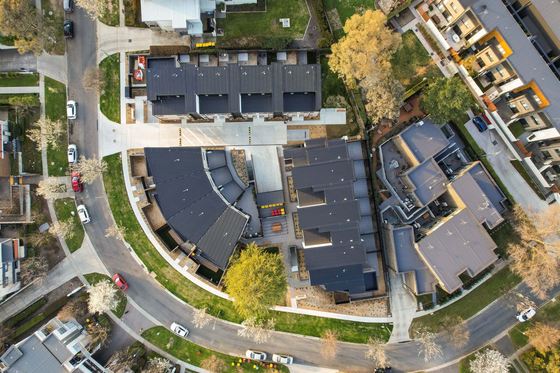 Australië Standaard herenhuizen Licht stalen frame Prefab modulaire huizen met paneelsysteem
