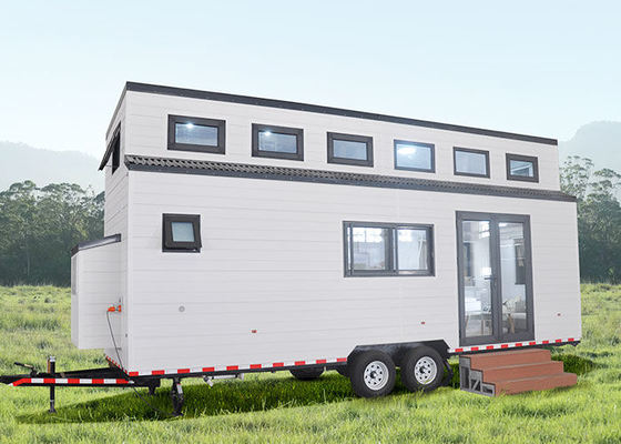 Kleine woning op wielen voor de Verenigde Staten Luxe mobiele woning met 2 slaapkamers