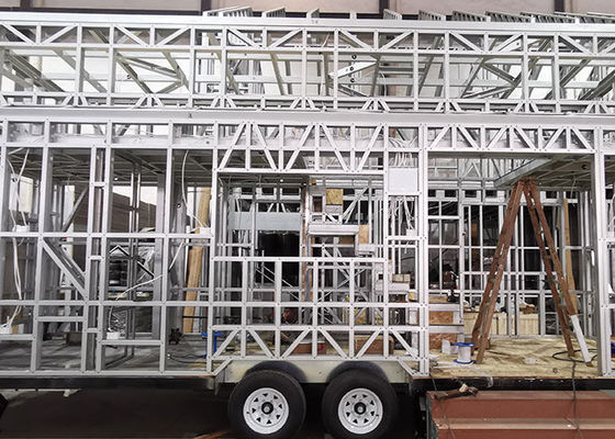 AS Tiny House On Wheels Ready To Live In Prefab Mobile Home With Solar Panels