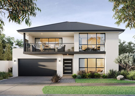 AS / NZS / USA Prefabricated Modular Homes Luxe Villa House Design Te koop