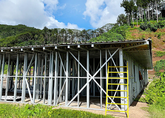 US/US Prefab Light Gauge Steel Frame Modulaire Huis Kits Voor Slaapkamer En Fabriek