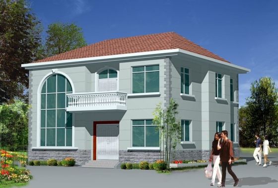 Goedkope AS4600 lichtmetalen modulaire huizen met staalframe voor een moderne villa