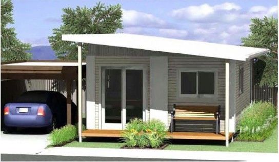 Lichte stalen prefab huis Australië Oma flat Vaste bouw Moderne huizen
