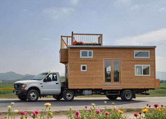 Mobiele kleine woning ideaal voor Airbnb Kortlopende huur investering Orlando Tiny House On Wheels