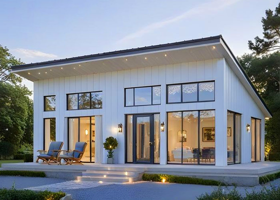 NS/AS Prefab strandhuis Houten bungalow Prefab wooncompleet met 3 slaapkamers