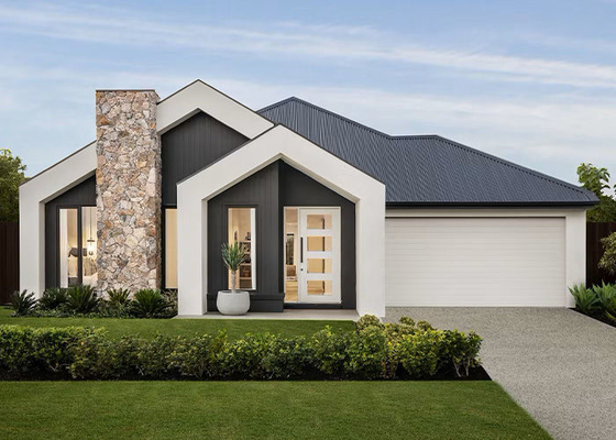Voorgefabriceerd Voorgefabriceerd Huis Gebouw Lichte staal Voorgefabriceerd Huis Prachtig Houten Bungalow