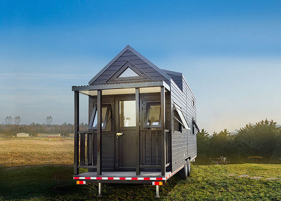 Uitbreidbaar mobiel Huisje op wielen Prefab 2 slaapkamer hut Klaargemaakte container