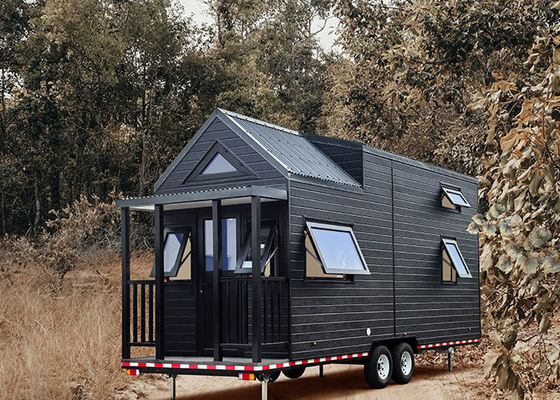 40 Ft Tiny House On Wheels DeepBlue Tiny House Company Prefab Verhuisbaar Huis