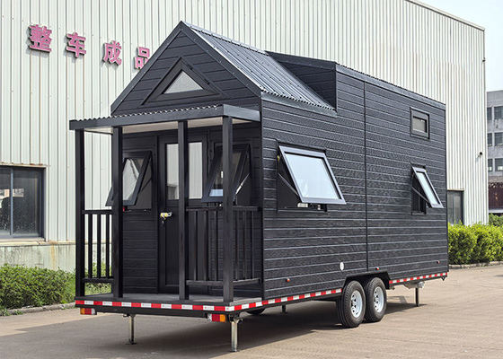 Australië standaard geprefabriceerde mobieleTiny huis op wielen trailer hut voor tuin airbinb