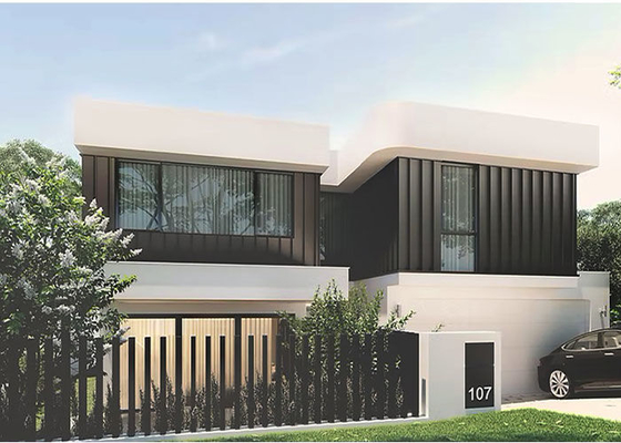 Modulaire woningen Australië Stalen frame huizen Villa Prefab woningen Gebouwd volgens Australische normen
