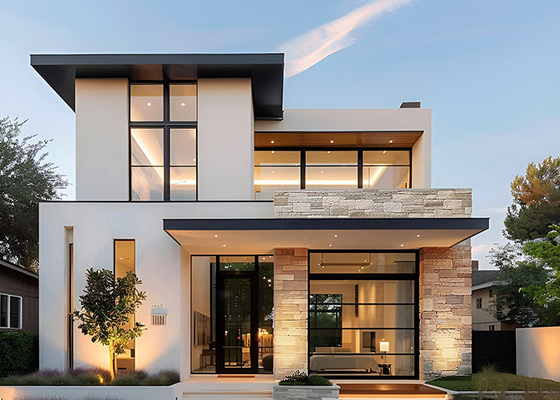 Goedkope en stijlvolle prefab huizen: Luxe villa's van licht staal volgens de Australische standaard