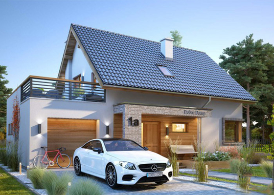 LGS Huizen: Moderne Prefab Steel Frame Huizen Luxe Villa Met 4 Slaapkamers
