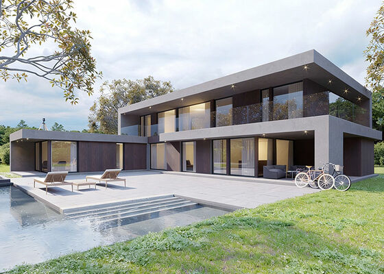 AS/NZS Standaard voorgefabriceerde modulaire huiskits met licht staalframe uit China