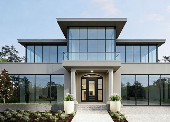 Moderne Prefab Panel Woning Kits Modulaire Woningen AS/US Standaard Licht Stalen Frame Huis Villa