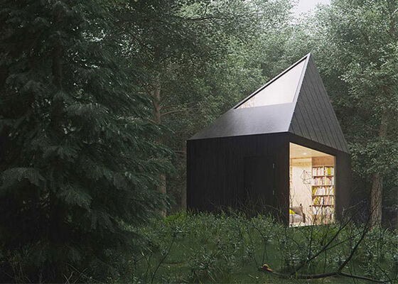 Camping Cabin Prefab Light Steel Frame With High-Quality Building Materials