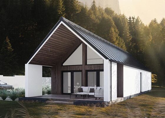 Lichte modulaire prefab huis draagbare villa prefab huis in Polen