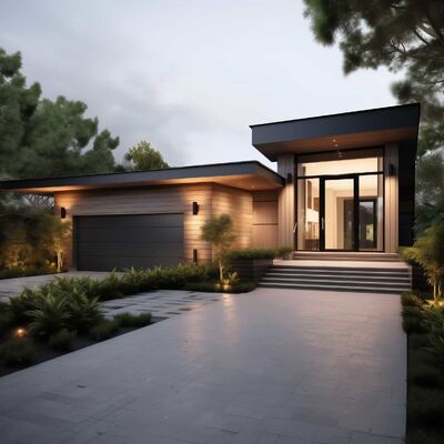 AS/US Standard Light Steel Villa | Prefab Luxury Mansion single family home