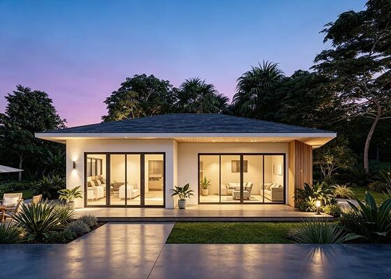 Luxe modulaire prefab woningen appartementencomplex residentiële licht stalen frame structuur