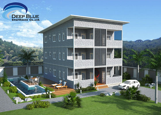 Lichte staal frame structuur Prefab SOHO slaapkamer appartementen