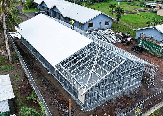 Prefab Lichte Stalen Luxe Villa Ottoville Huis | Kusthuis voor Amerikaans Samoa
