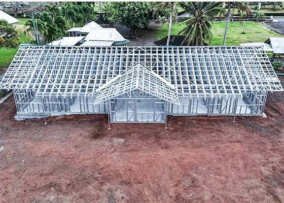 Luxury 5 Bedroom Prefab Villa Light Steel Frame House for Sea Area Coastal Living